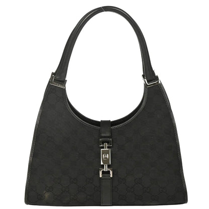 Gucci Black GG Jackie Handbag