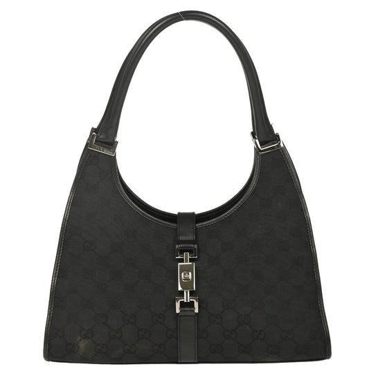 Gucci Black GG Jackie Handbag