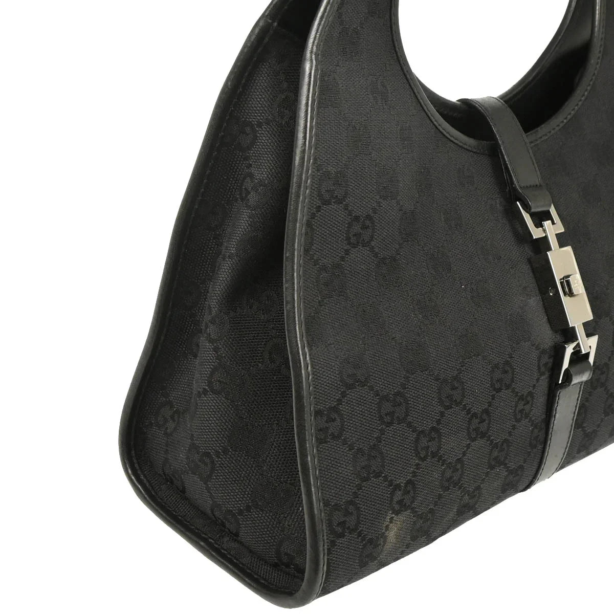 Gucci Black GG Jackie Handbag