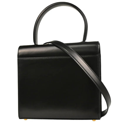 Cartier Black Leather Panthere 2way Shoulder Handbag
