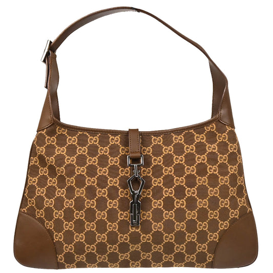 Gucci Brown GG Jackie Kandinsky Hobo Handbag