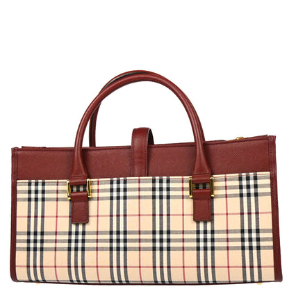 Burberry Beige Burberry Check Handbag