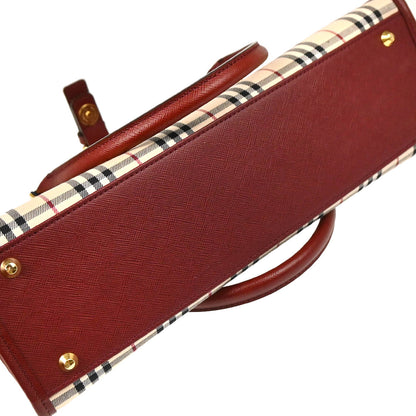Burberry Beige Burberry Check Handbag