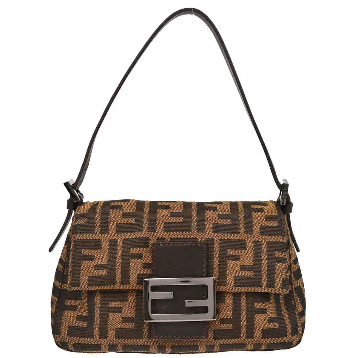 Fendi 2002 Brown Zucca Handbag