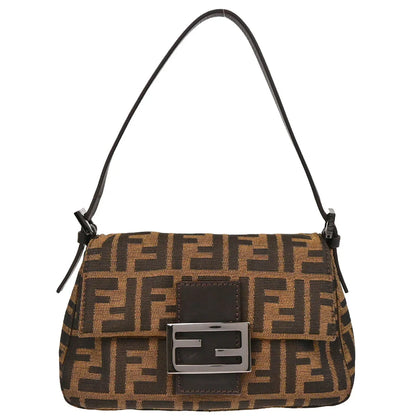 Fendi 2002 Brown Zucca Handbag