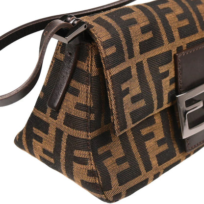 Fendi 2002 Brown Zucca Handbag