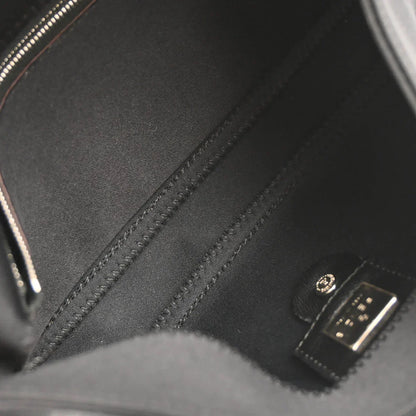 Fendi 2009 Black Jersey Baguette Handbag