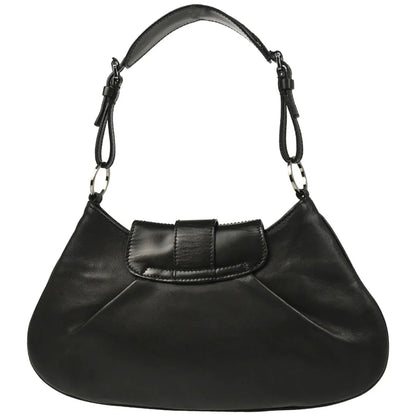 Christian Dior Black Leather Street Chic Handbag