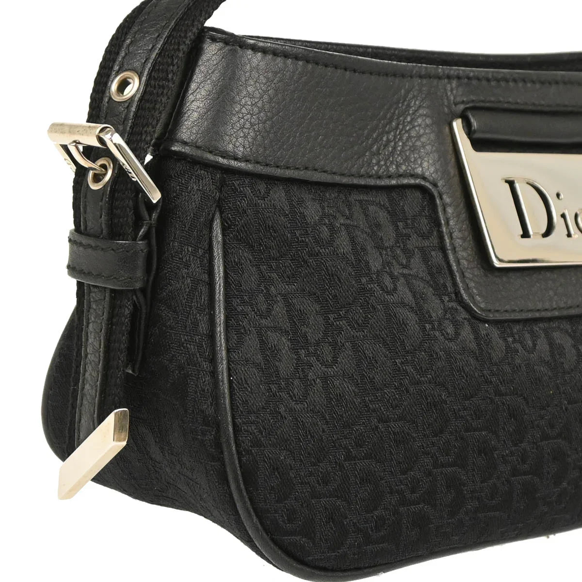 Christian Dior 2005 Black Street Chic Trotter Handbag