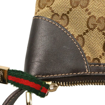 Gucci Beige Canvas GG Handbag