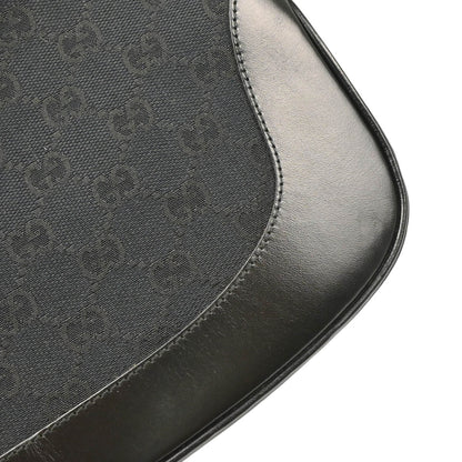 Gucci Black GG Jackie Hobo Handbag