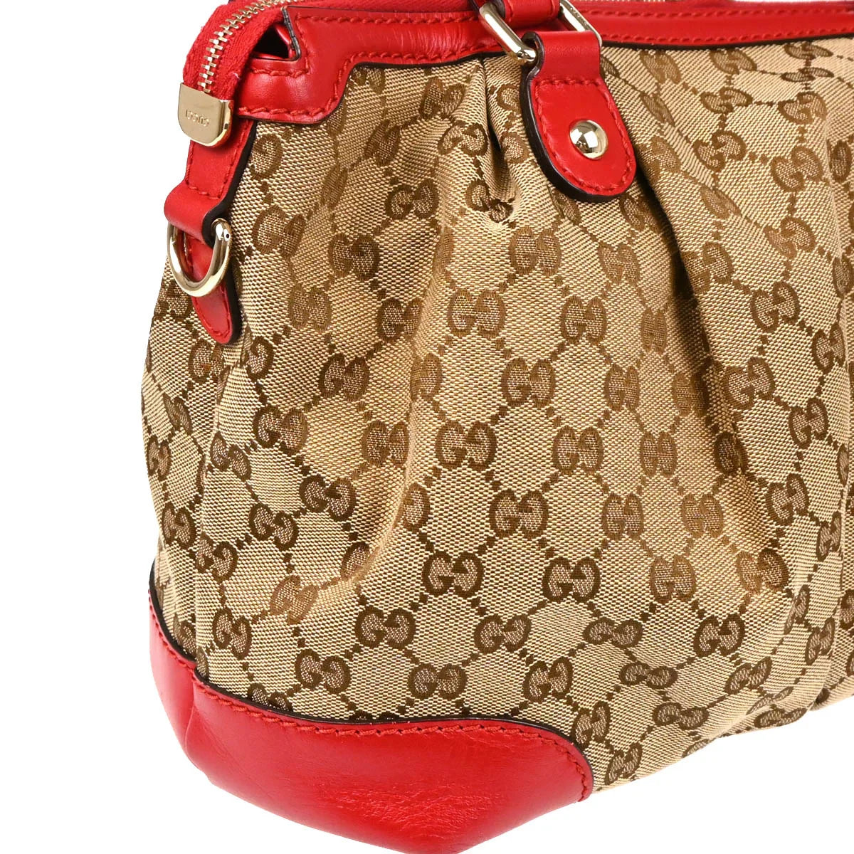 Gucci Beige GG Sukey 2way Shoulder Handbag