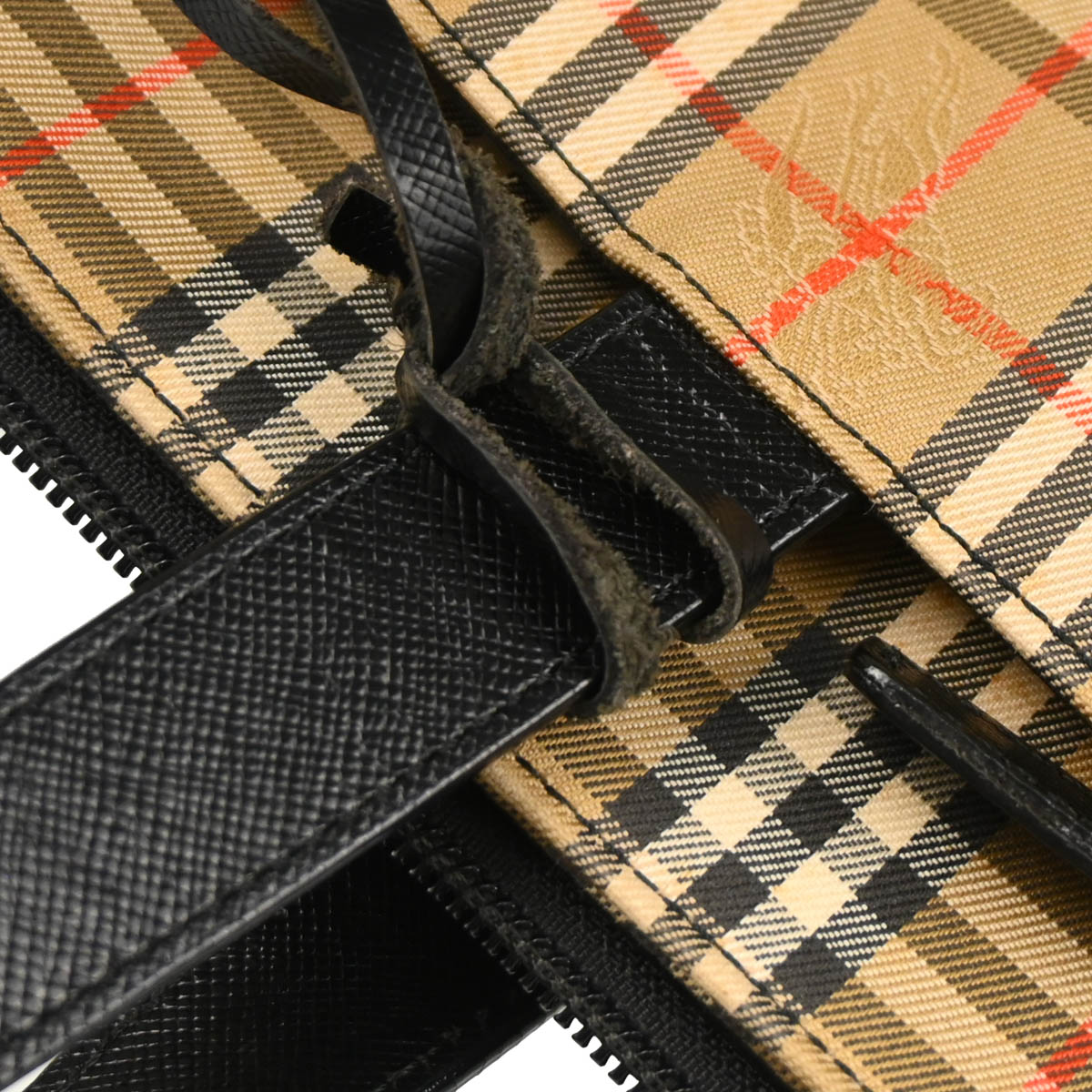 Burberry Beige House Check Tote Handbag
