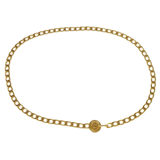 Chanel Medallion Charm Chain Belt Gold