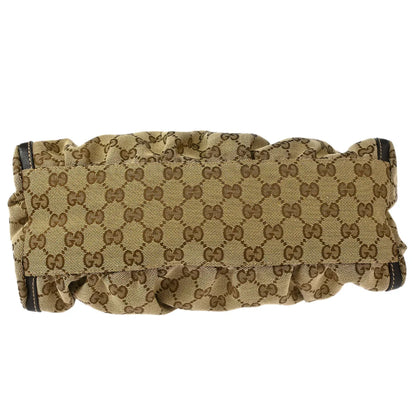 Gucci Beige GG Hobo Abbey D Ring Handbag
