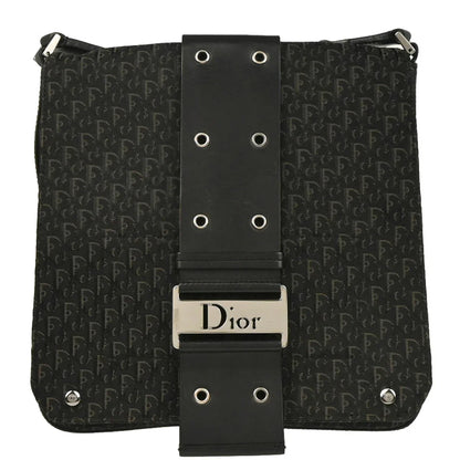 Christian Dior 2004 Black Trotter Street Chic Shoulder Bag