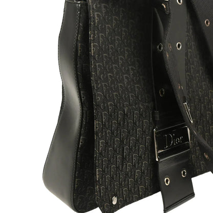 Christian Dior 2004 Black Trotter Street Chic Shoulder Bag