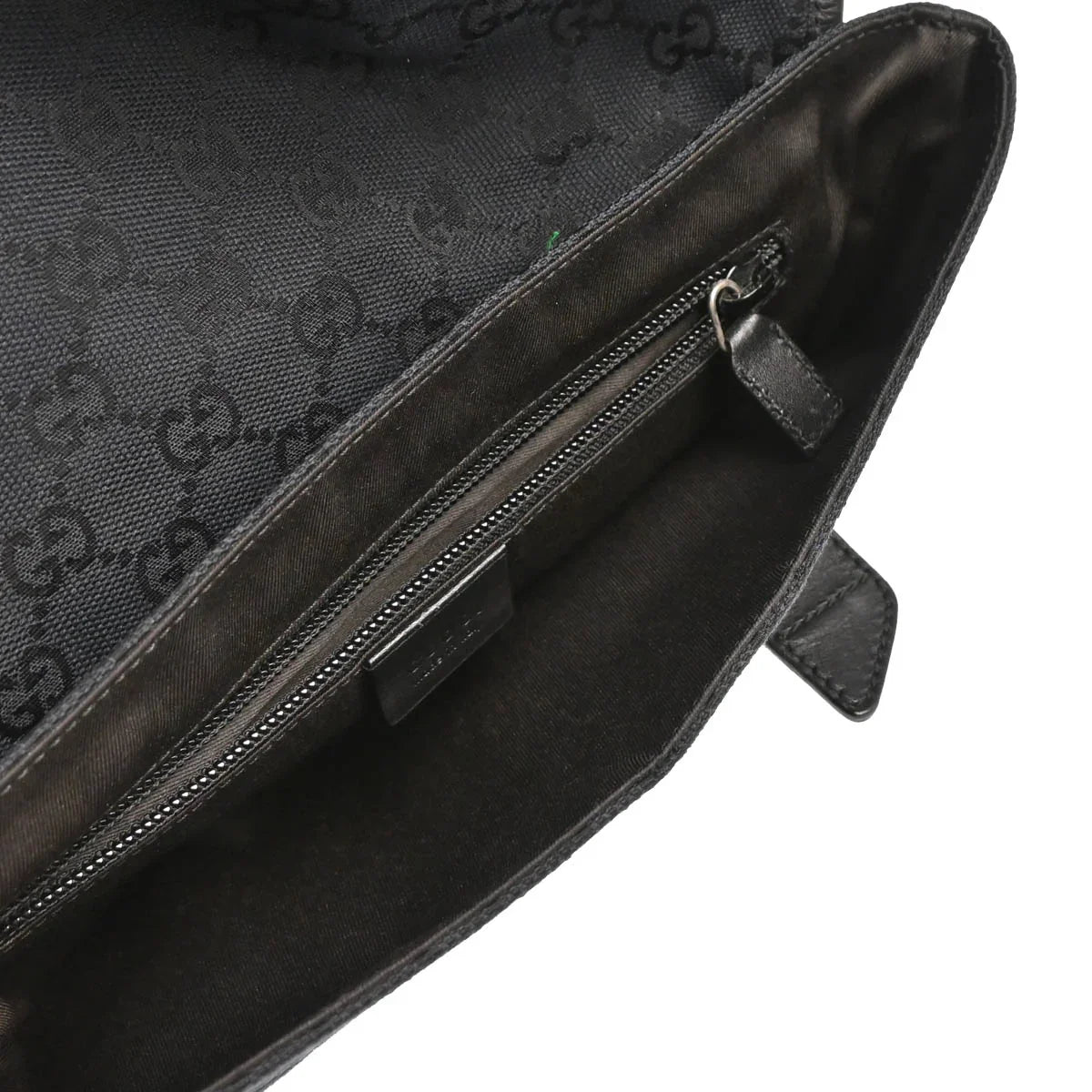 Gucci Black Canvas GG Waist Bum Bag