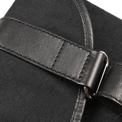 Gucci Black Canvas GG Waist Bum Bag