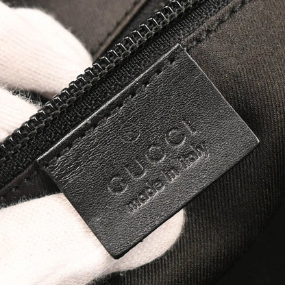 Gucci Black Canvas GG Waist Bum Bag