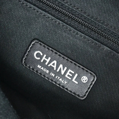 Chanel 2006-2008 Black Calfskin Expandable Flap Handbag