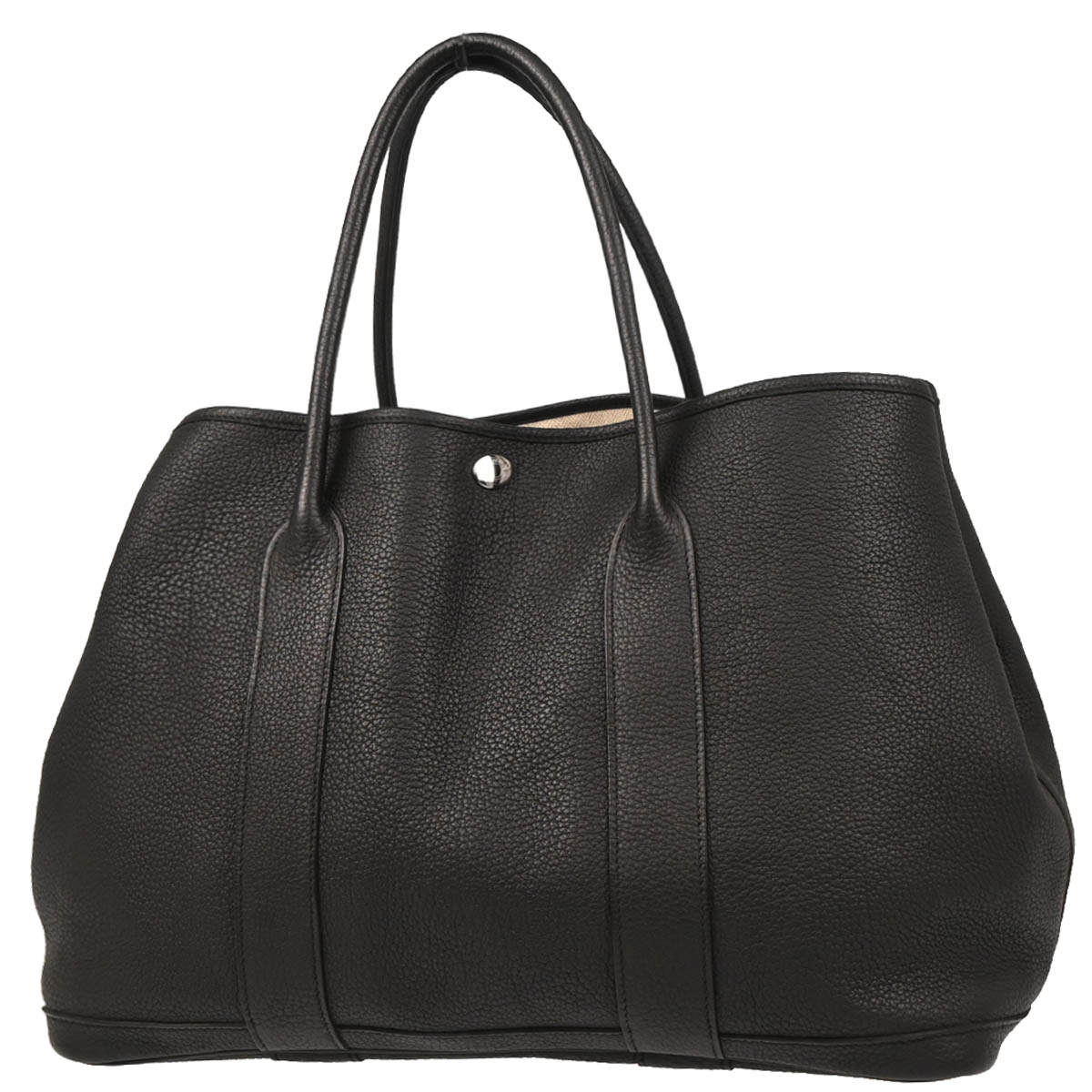 Hermes 2011 Black Negonda Garden Party 36 PM Tote Handbag