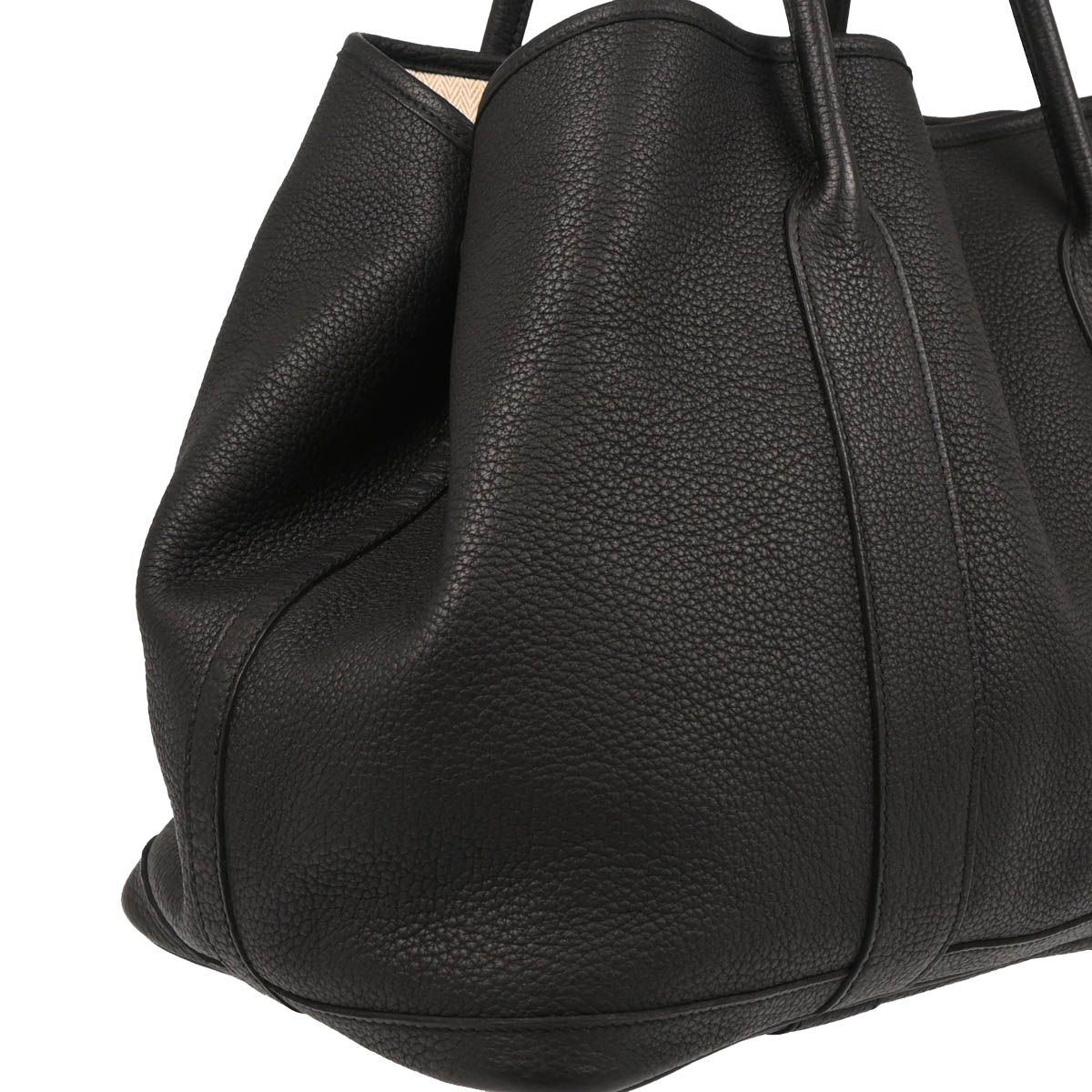 Hermes 2011 Black Negonda Garden Party 36 PM Tote Handbag