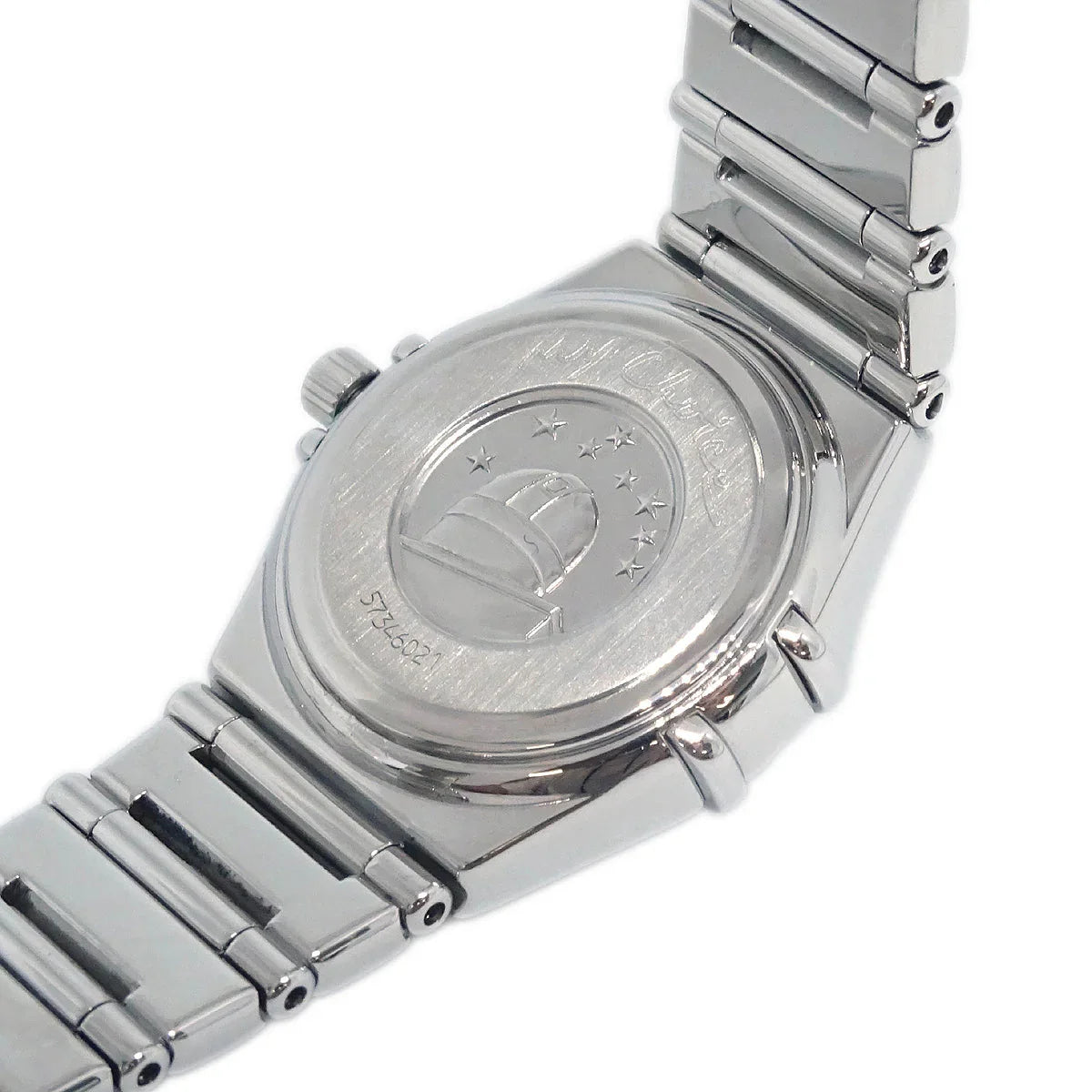 Omega Constellation Quartz Watch SS Diamond Shell