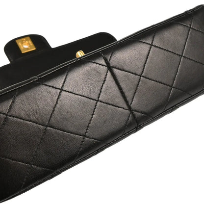 Chanel 1994-1996 Black Lambskin Shoulder Bag