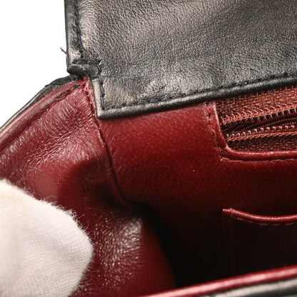 Chanel 1994-1996 Black Lambskin Shoulder Bag