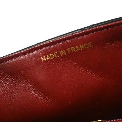 Chanel 1991-1994 Black Lambskin Mini Classic Square Flap Shoulder Bag