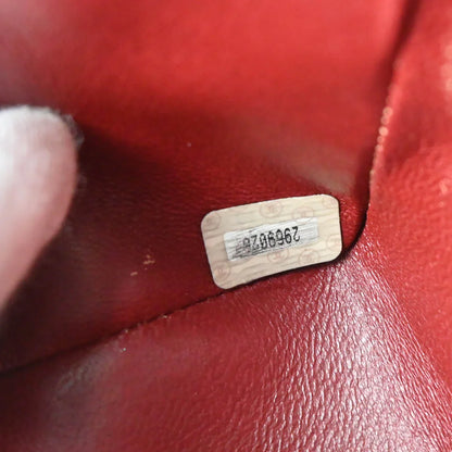 Chanel 1991-1994 Black Lambskin Mini Classic Square Flap Shoulder Bag