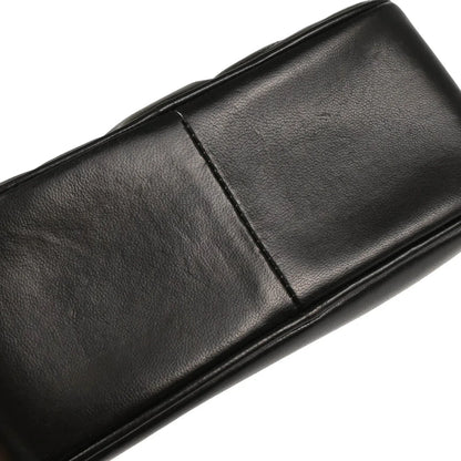 Chanel 1994-1996 Black Lambskin Triple CC Camera Bag Mini