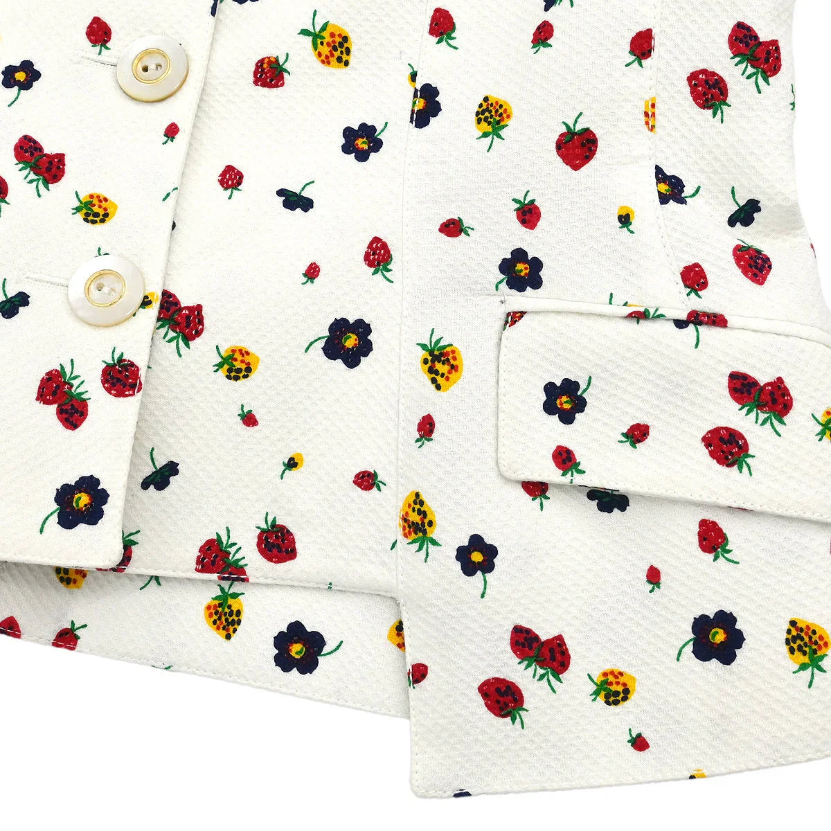Valentino Garavani Setup Suit Jacket Skirt White #37