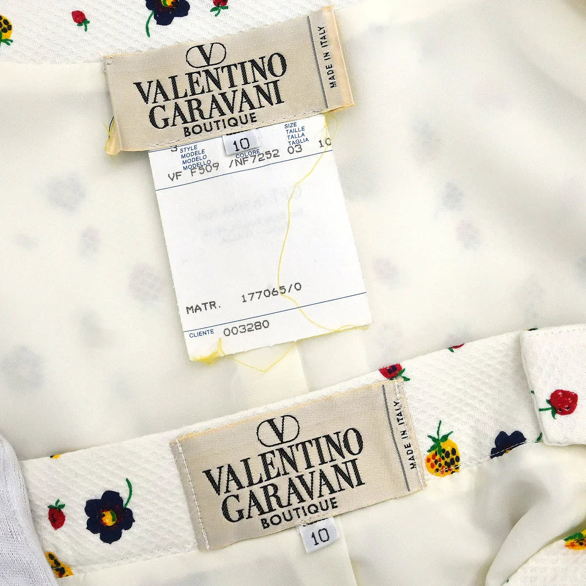 Valentino Garavani Setup Suit Jacket Skirt White #37