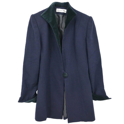 Christian Dior Single Breasted Jacket Navy #36