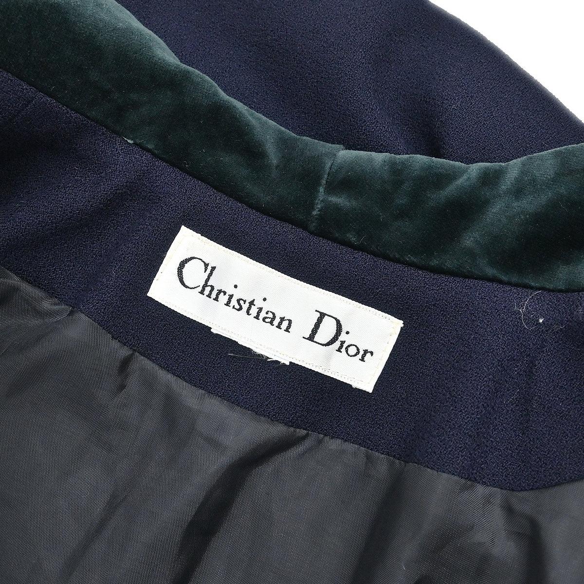 Christian Dior Single Breasted Jacket Navy #36