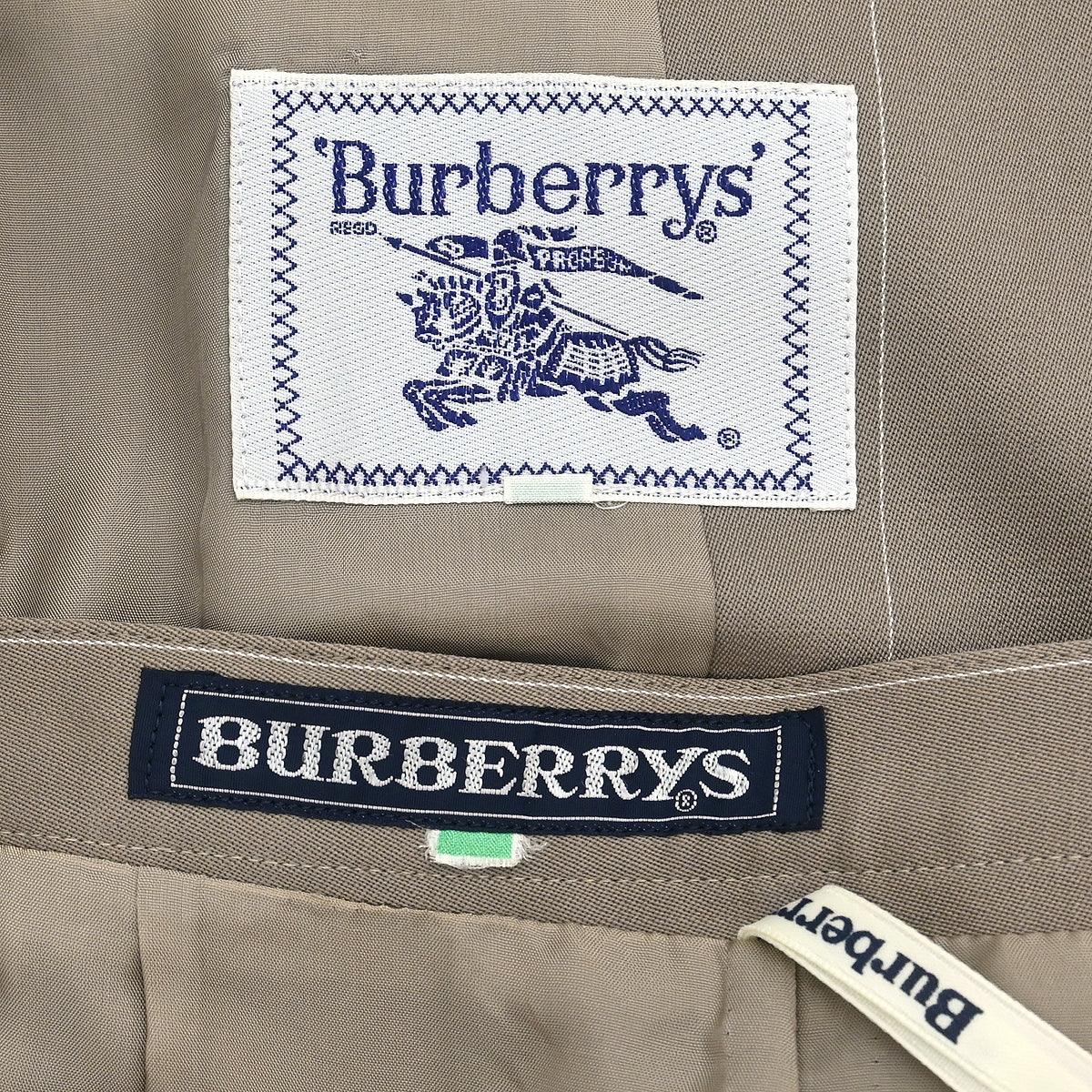 Burberrys Setup Suit Jacket Skirt Brown #36-38