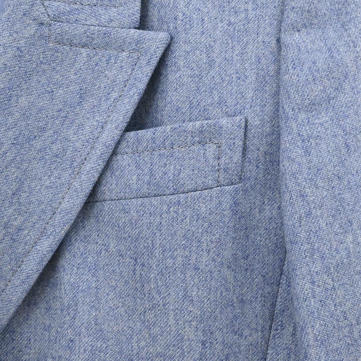 Yves Saint Laurent Double Breasted Jacket Light Blue #38