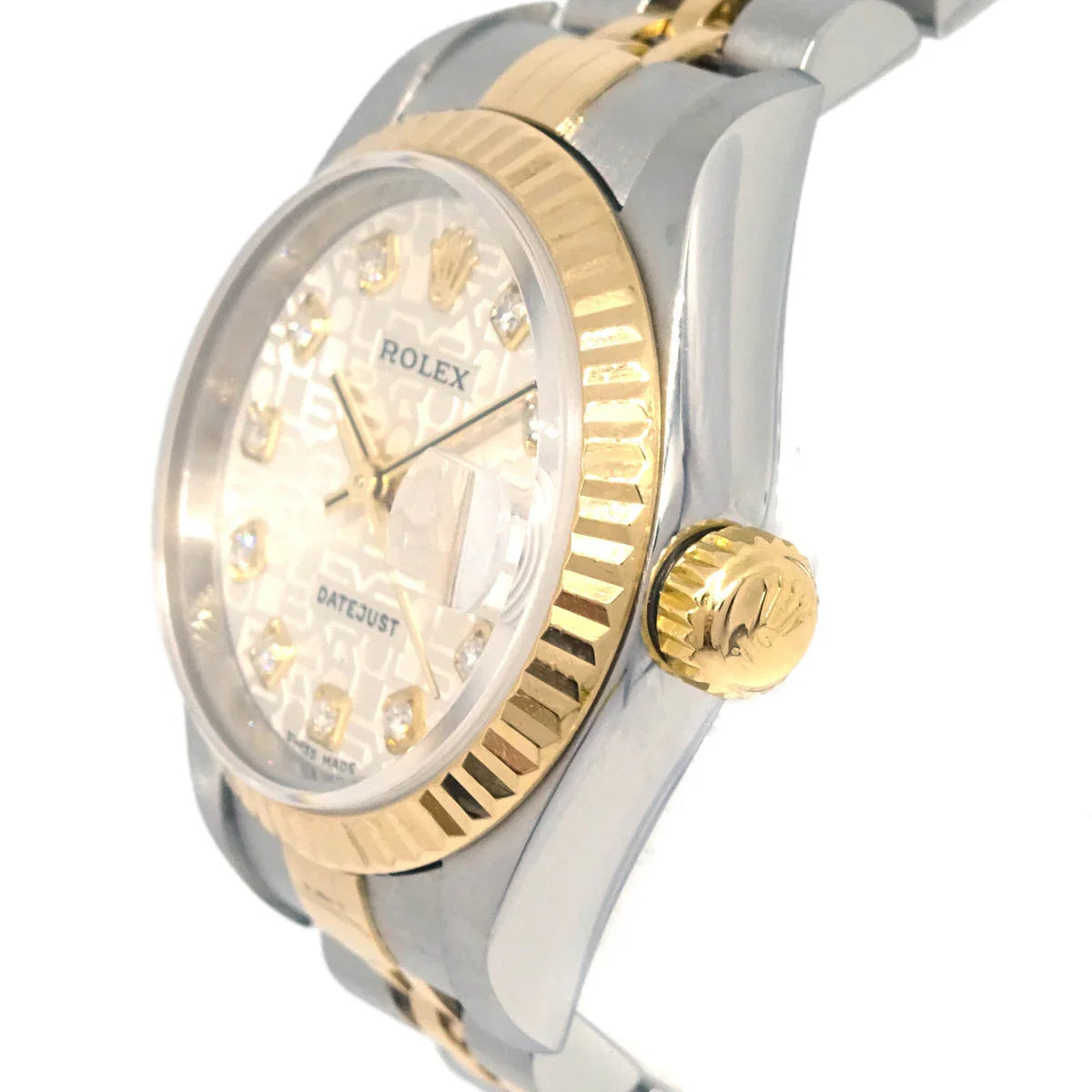 Rolex Oyster Perpetual Datejust 26mm Ref.79173 Watch 18KYG SS Diamond