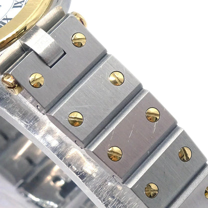 Cartier Santos Ronde SM Ref.84038288 Quartz Watch 18KYG SS