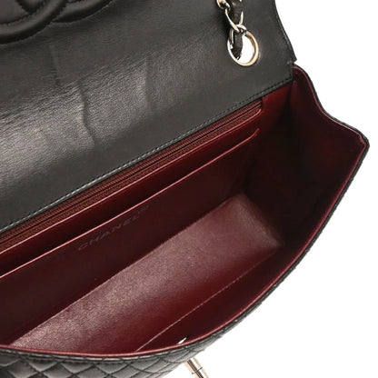 Chanel 1996-1997 Black Lambskin Shoulder Bag