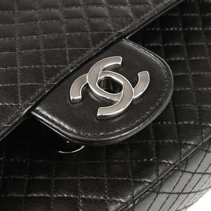 Chanel 1996-1997 Black Lambskin Shoulder Bag