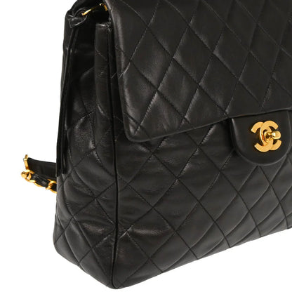 Chanel 1994-1996 Black Lambskin Backpack