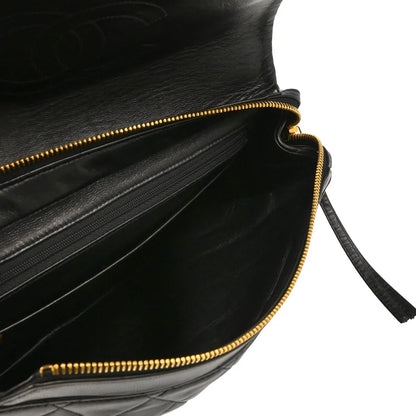 Chanel 1994-1996 Black Lambskin Backpack