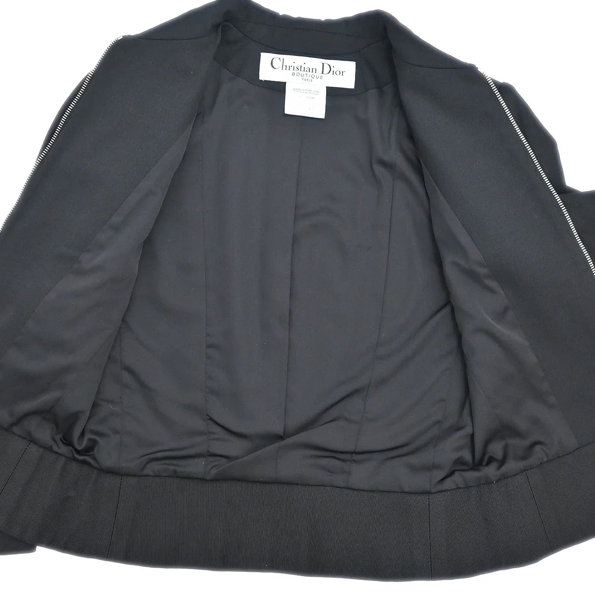 Christian Dior 2002 Zip Up Jacket Black #38
