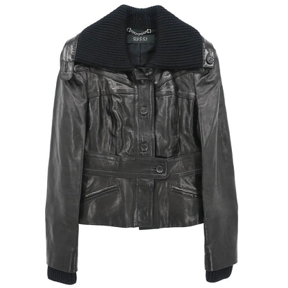 Gucci Single Breasted Jacket Black