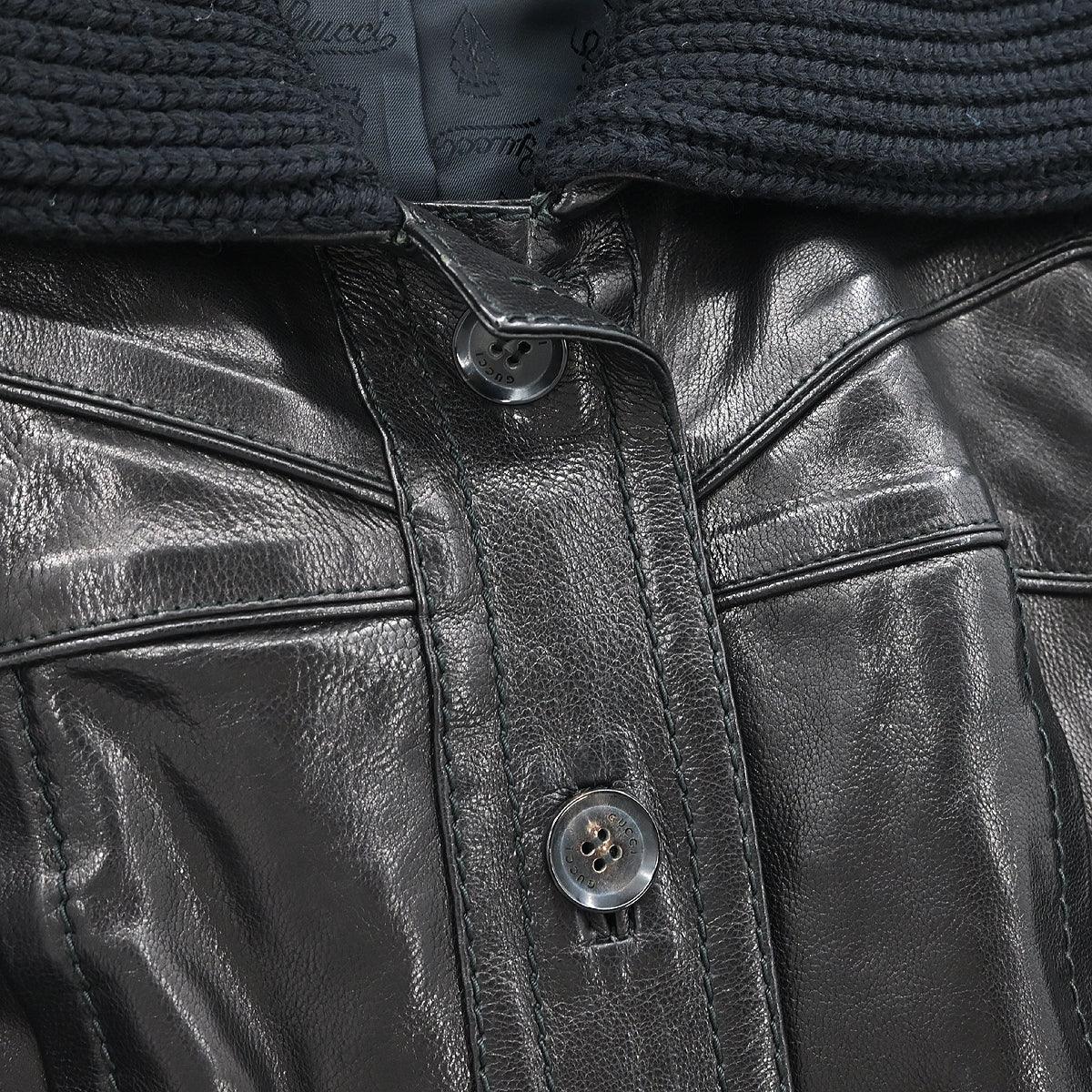 Gucci Single Breasted Jacket Black