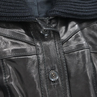 Gucci Single Breasted Jacket Black