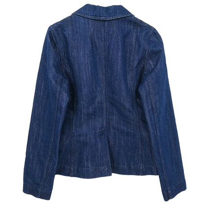 Christian Dior 2007 Single Breasted Denim Jacket Indigo #42